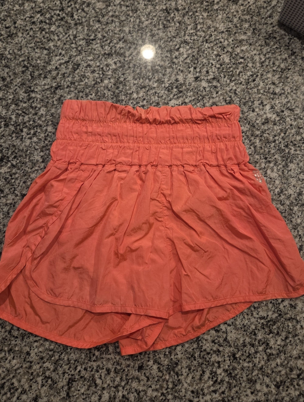 Free People Movement Way Home Shorts Neon Orange